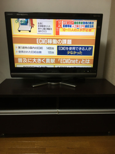 32型　テレビ　録画機能付　シャープ