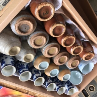 ゆのみ14点コップお揃い10個の画像