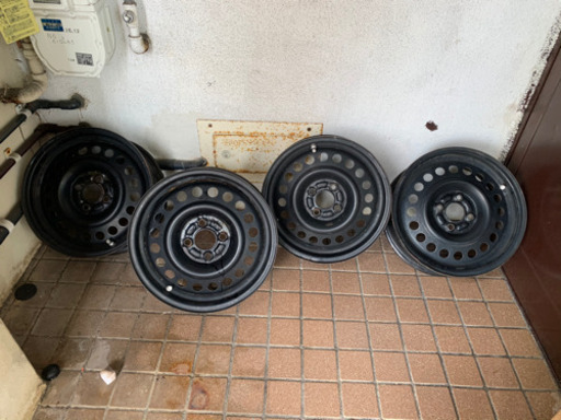軽 鉄チン 15インチ 6J？リムあり？