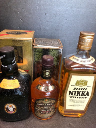 洋酒・ウイスキー　古酒　5本まとめて販売