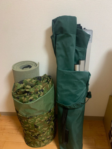 ※売り切り※キャンプベッド  寝袋  枕 セット  Hirander