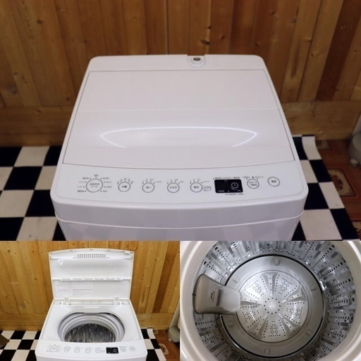 【配達込み】全自動洗濯機　Haier AT-WM45B 2020年製　4.5kg　単身　ホワイト　ＴＡＧｌａｂｅｌ　ｂｙ　ａｍａｄａｎａ