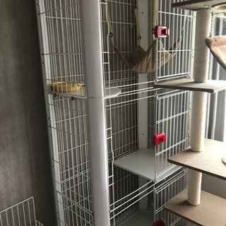 猫ゲージ 3段