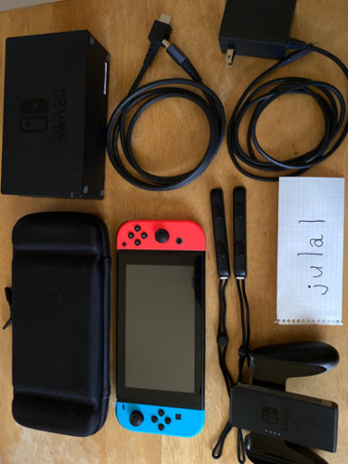 Nintendo Switch （箱取説無し）ケース付き&ガラスフィルム付き