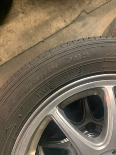 2018年式 155/65R14 夏タイヤアルミセット