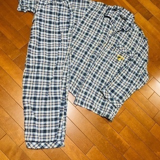 【美品】夏用パジャマ　メンズLL　サッカー生地