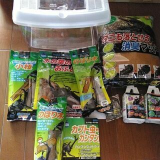 カブトムシ、クワガタ用品虫かごセット