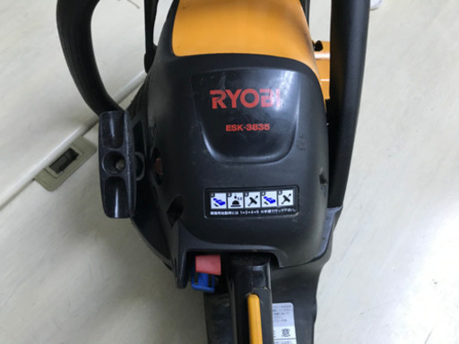 RYOBI エンジン　チェーンソーESK3835 ジャンク