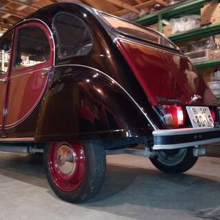 1990年に新車で買って、30年間乗り続けた1オーナー2CV。車庫保管の画像