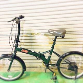 Colema 折り畳み自転車 グリーン ☆折りたたみ自転車☆(*^▽^)⁄☆サマーセール値下*☆