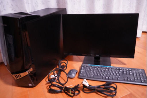 【手渡しのみ】Gtune  ゲーミングパソコン　マウス/モニター/キーボード付き