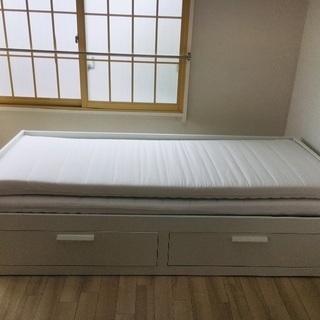 IKEA BRIMNES ベッド差し上げます❗️