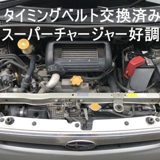 スマ軽　３年保証　車検２年付き　ステラ　スーパーチャージャー　シルバー124の画像