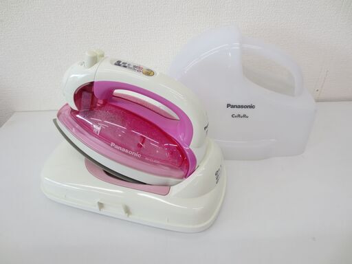 ■パナソニック　コードレススチームアイロン　カルル　ピンク　NI-CL406
