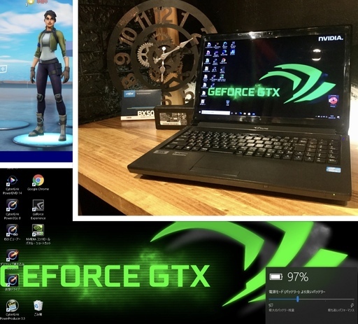 売約済み。ご覧頂きありがとうございました。【NVIDIA搭載！フォートナイト、APEX、R6Sもプレイ可能！３DCADや動画編集にも！一宮でWindows10搭載機！フルHD液晶！ G-tune マウスコンピューター i7-QM ゲーミングPC】一宮市のパソコン屋 Mr.Carnival（ミスカニ）です！パソコン修理・中古パソコンの販売店【クレカ&PayPay&メルペイ使えます！】受け渡しは店舗にて(^^)/【15.6インチ ノートパソコン ゲーミングノートPC RAM１６GB/新品SSD240GB】