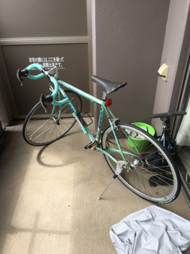 Bianchi ロードバイク　ビアンキブルー　改造前提