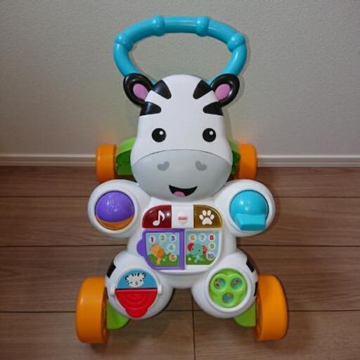 [値下げしました]おして！しまうまくん バイリンガルウォーカー