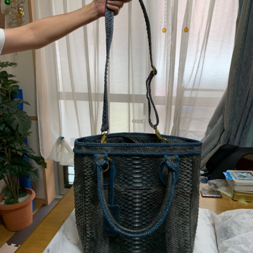 パイソン 蛇革 バッグ