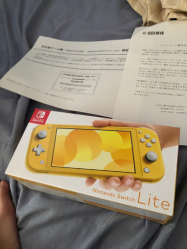ニンテンドースイッチ　ライト　新品　保証書　中古のスイッチと交換も可
