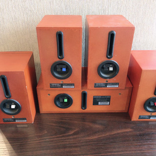 オンキヨー　40W 6Ω スピーカー　ST-V20XM 4個セット　+ センタースピーカー　ONKYO  5.1サラウンド 用　の画像