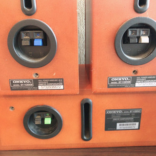 オンキヨー　40W 6Ω スピーカー　ST-V20XM 4個セット　+ センタースピーカー　ONKYO  5.1サラウンド 用　の画像