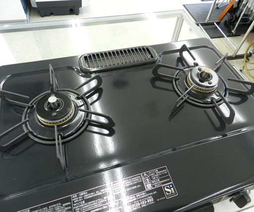 2016年製 LPガス ガステーブル 幅56cm パロマ ガスコンロ 右強火 IC-N36B-R 水なし ☆ PayPay(ペイペイ)