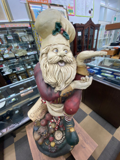 S21 クリスマスオブジェ 150cm サンタクロース コック 飲食店 ユニーク