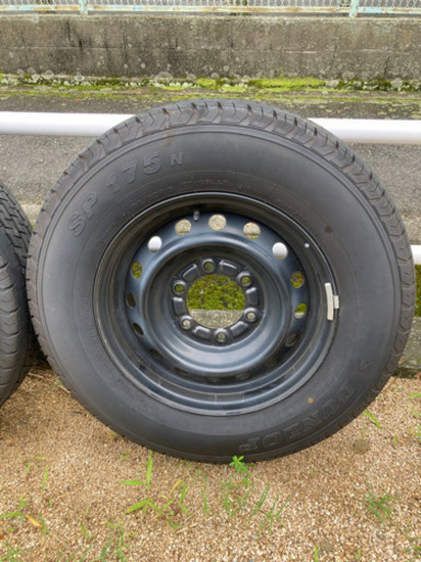 ハイエース　新車外し　純正ホイールタイヤセット