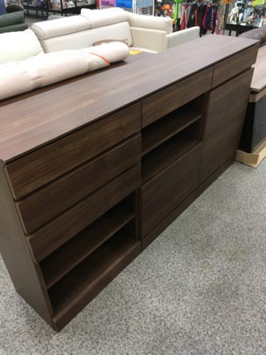 【アウトレット】木製 ダークブラウン ユニットボード 【9650158】