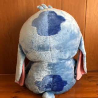 【状態良し】みどり市まで取りに来ていただける方！非売品 Disney スティッチ ジャンボ ぬいぐるみ 高さ72cm(座った状態) タグ付き Lilo&Stitch 巨大の画像
