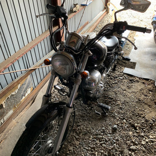 ビラーゴ 250 カスタム ボバー セル1発始動 お盆中最終値下げの画像