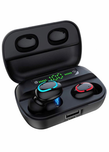 Bluetooth イヤホン LEDディスプレイ バッテリー残量表示