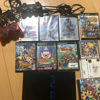 プレステ2 本体一式、ソフト10本セット PlayStation2