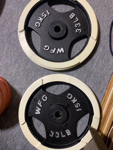 wild fit ワイルドフィット 28mm 15kgプレート 2枚 ラバー