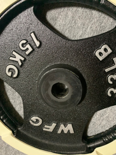 wild fit ワイルドフィット 28mm 15kgプレート 2枚 ラバー