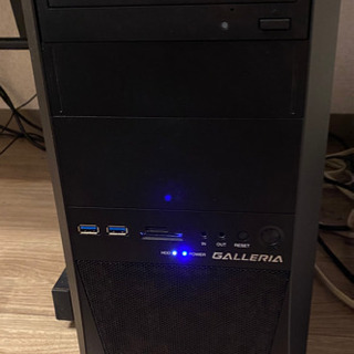 SSD&外付けケース付き　ゲーミングPC GALLERIA