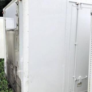 【横扉・中扉付き】【美品】保冷 コンテナ 物置き 長さ約625cm×幅230cm×高さ260cmくらい 匝瑳市発 配送可  200708 の画像
