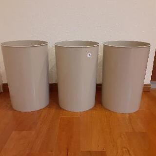 新品　グレーゴミ箱