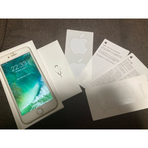 iPhone6S 64GB silver SIMロック解除済み