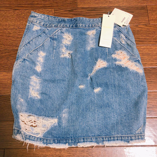 snidel 新品デニムスカートS〜Mサイズ