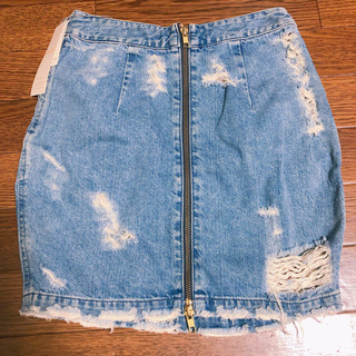 snidel 新品デニムスカートS〜Mサイズの画像