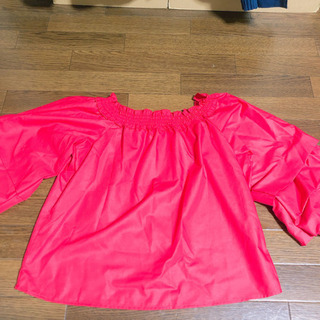 肩出し　レディース Lサイズ レッド