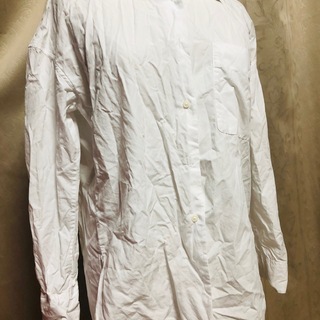 ★ユニクロ　長袖シャツ ブラウス　S　 UNIQLO★白 ホワイ...