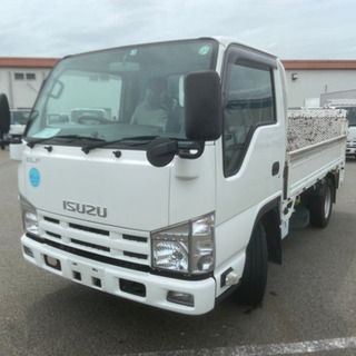 H25 いすゞ エルフ 2t 平ボディ 新明和 垂直ゲート