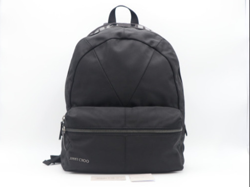 《JIMMY CHOO/リード ジック バックパック》ブラック Aランク 極美品