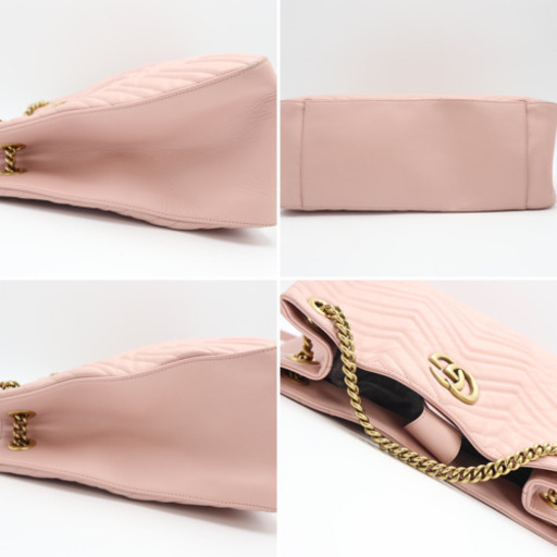 《GUCCI/GGマーモント ピンク 2WAYバッグ》袋 ABランク 美品