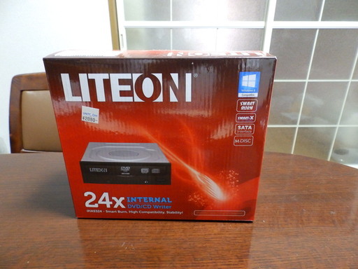 LITEON iHAS324 24xINTERNAL DVD/CD writer　新品同様
