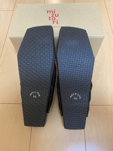 【新品未使用】メンズ モダンな下駄 LL  贈り物にも