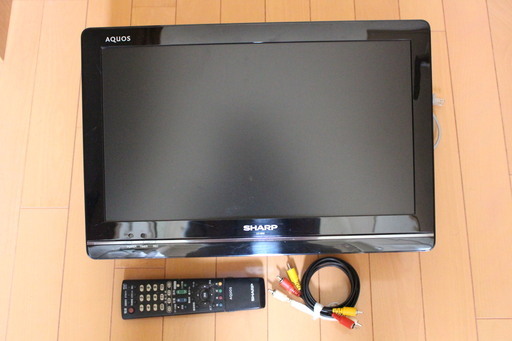 シャープ 19V型 液晶 テレビ AQUOS LC-19K5　壁掛け金具付　中古品