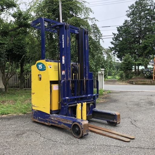 動画有　1.5t コマツ　FB15RS-11　FSV３段マスト!!